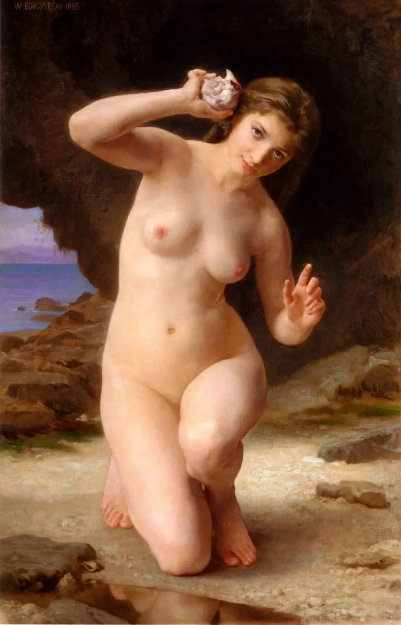 Donna con Conchiglia - Bouguereau