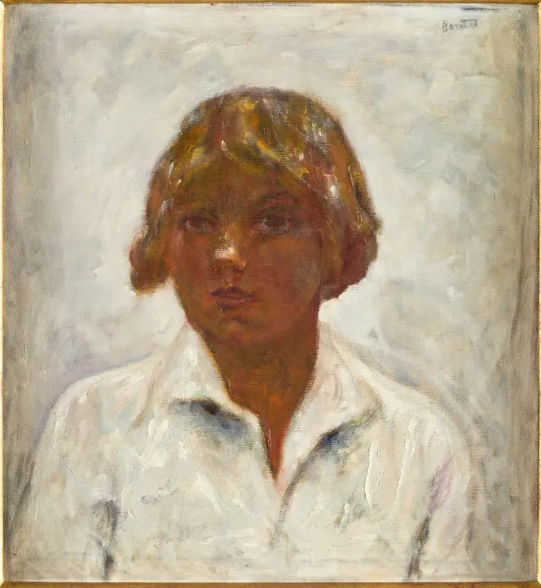 Donna con corpetto bianco, contro luce - Pierre Bonnard