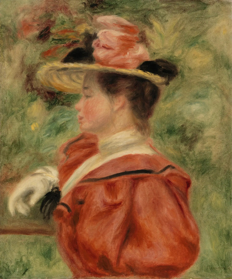 Donna con guanto - Pierre-Auguste Renoir