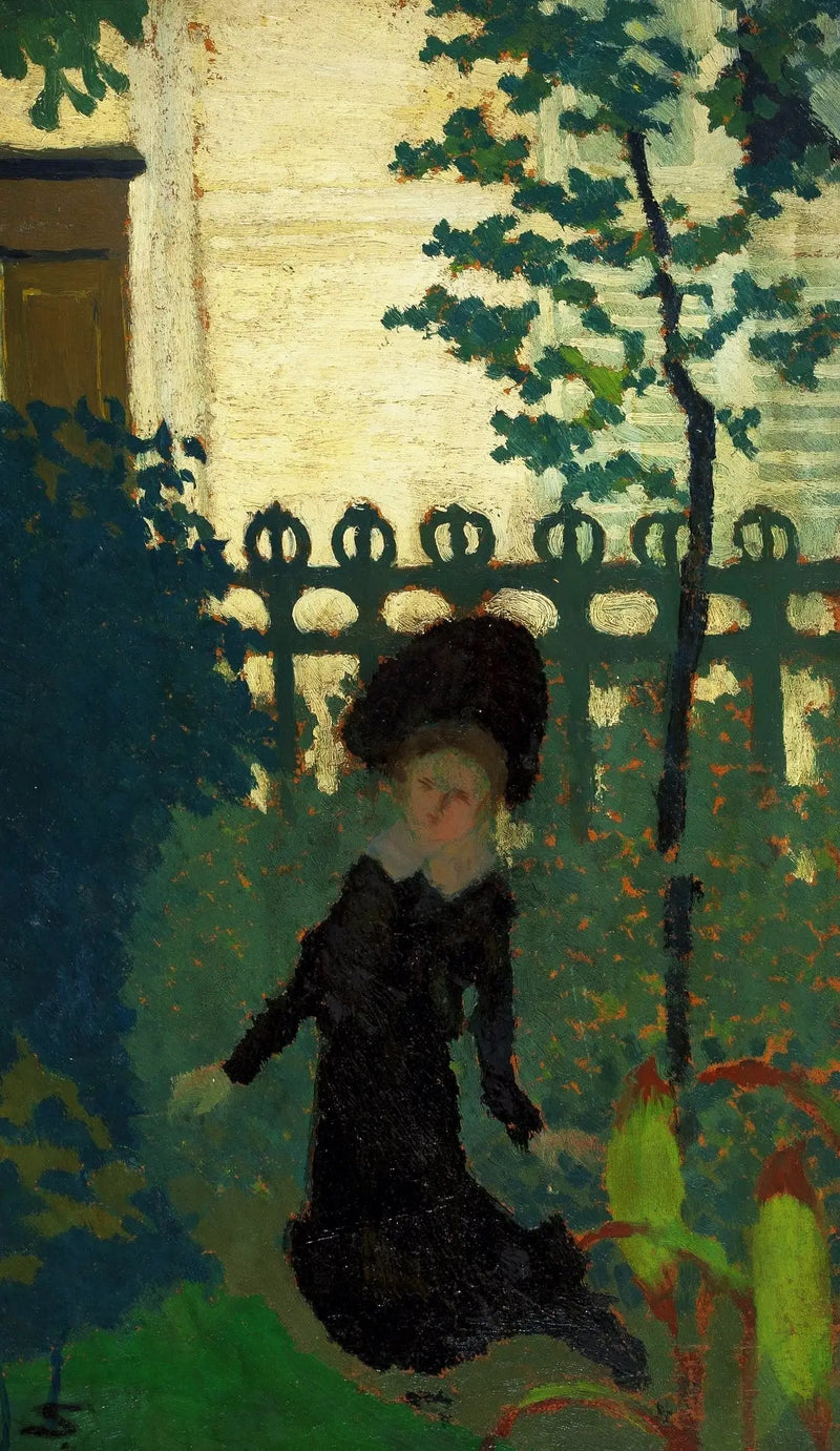 Donna nel giardino. - Édouard Vuillard