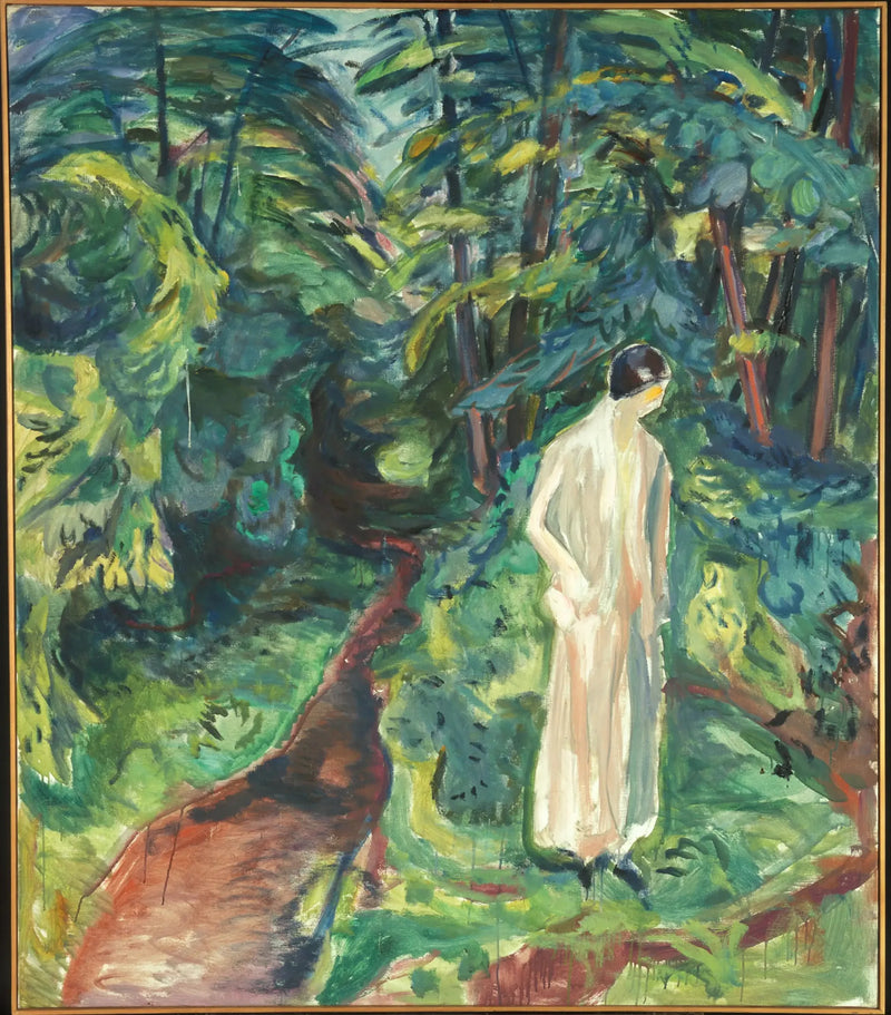 Donna nel giardino - Edvard Munch