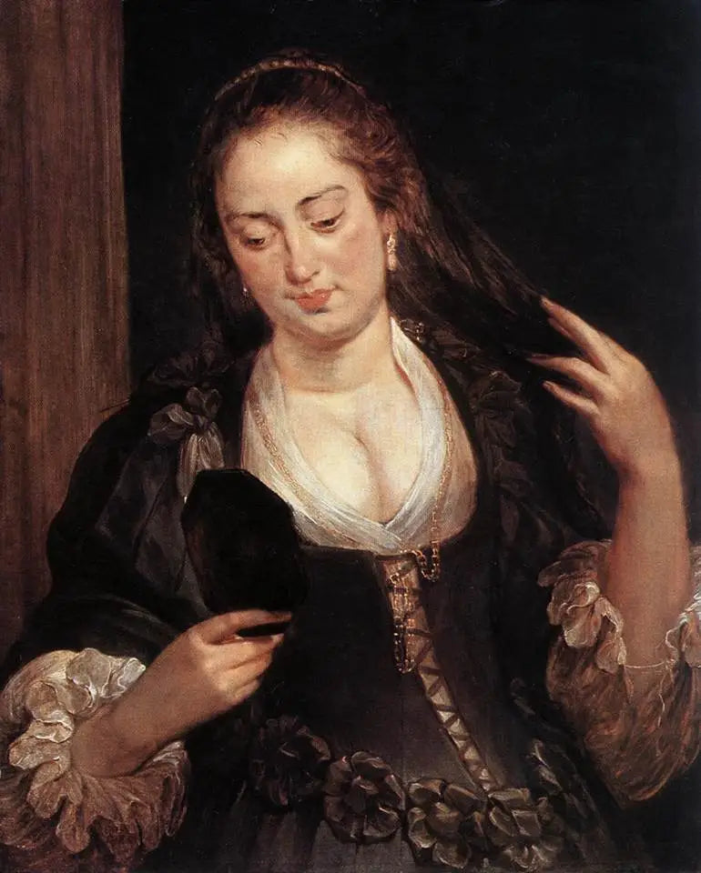 Donna allo specchio - Peter Paul Rubens