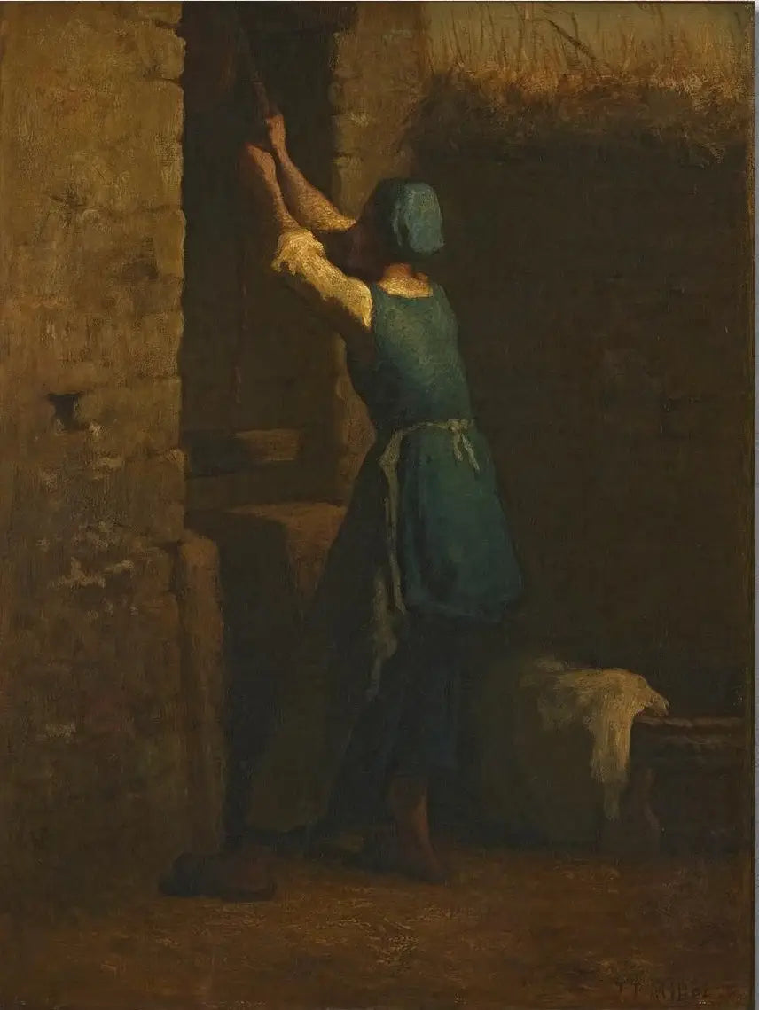 Donna al pozzo - Jean-François Millet