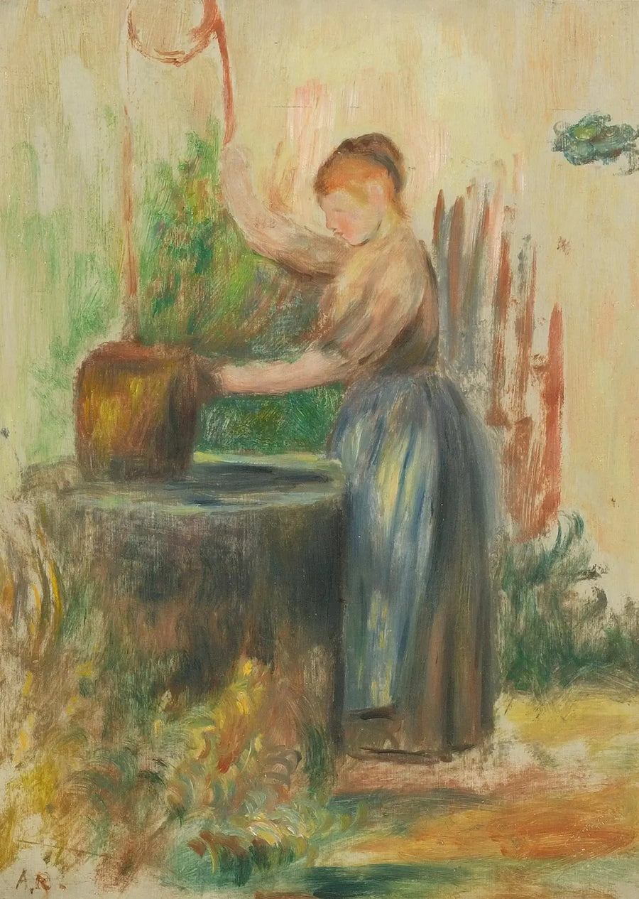 Donna al pozzo - Pierre-Auguste Renoir