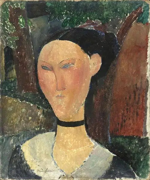 Donna con nastro di velluto - Amedeo Modigliani
