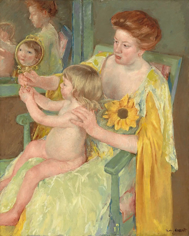 Donna con girasole - Mary Cassatt
