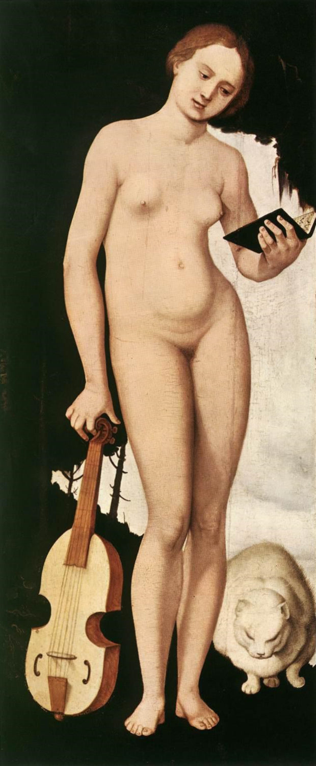 Donna con gatto - Hans Baldung Grien