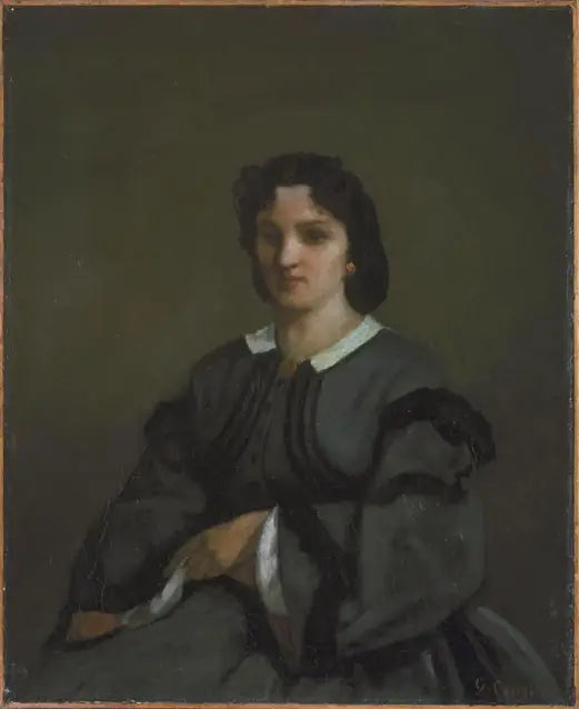 Donna con guanti - Gustave Courbet
