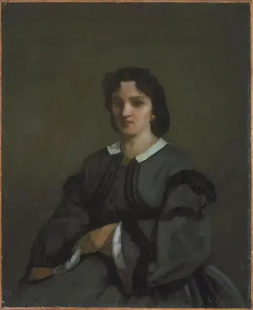 Donna con guanti - Gustave Courbet