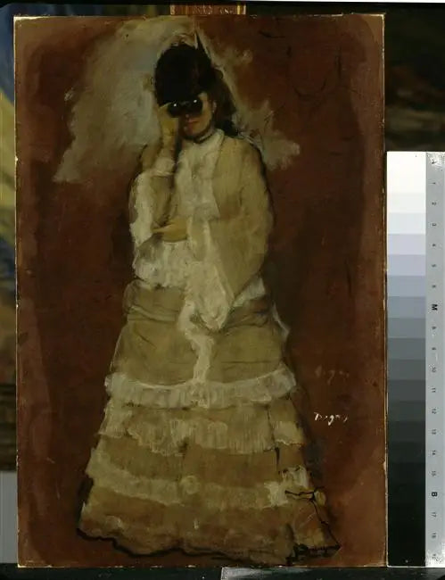 Donna con binocolo da teatro - Edgar Degas