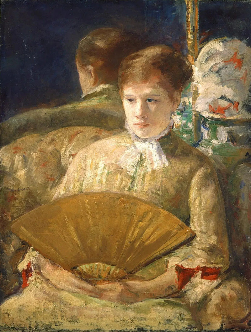 Donna con un ventaglio - Mary Cassatt