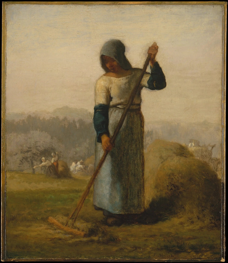 Donna con un rastrello - Jean-François Millet