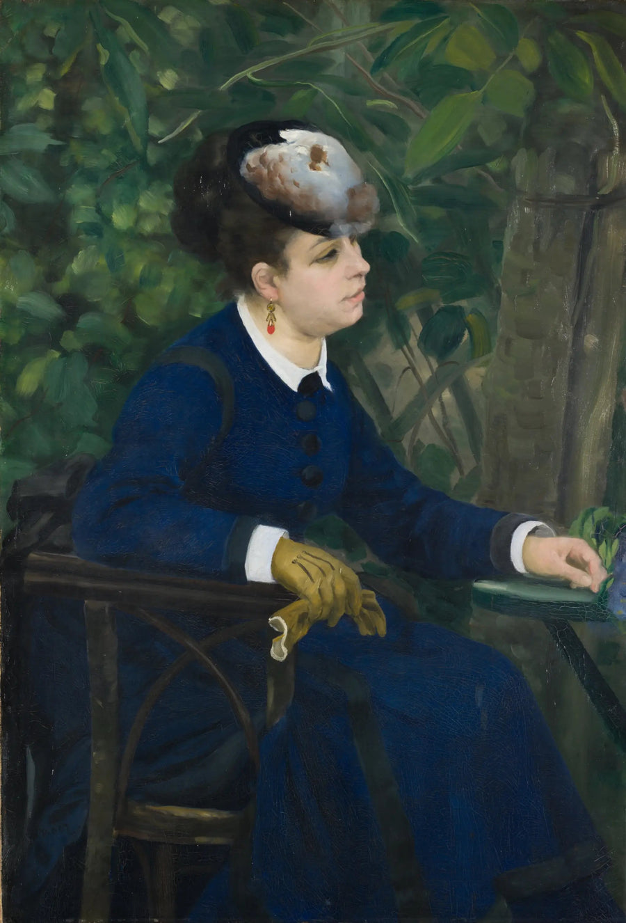Donna in un giardino - Pierre-Auguste Renoir