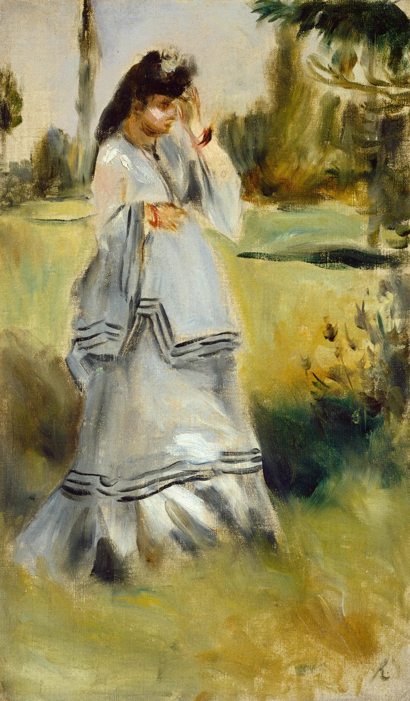 Donna in un parco - Pierre-Auguste Renoir