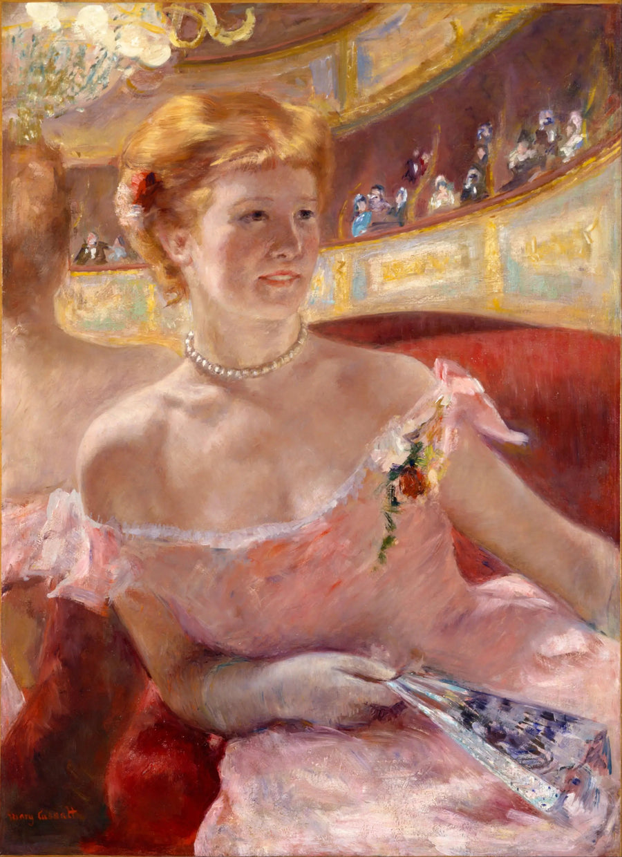 Donna in una loggia - Mary Cassatt