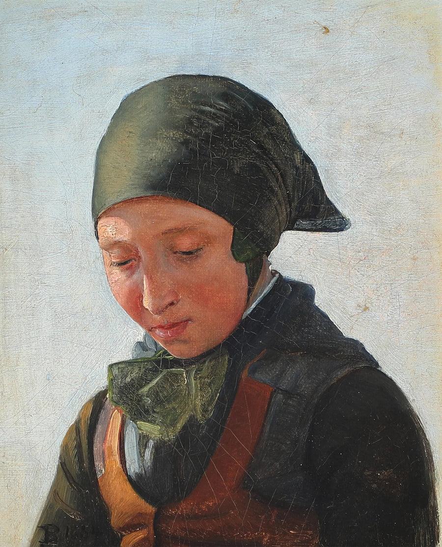 donna di Refsnæs. - Carl Heinrich Bloch