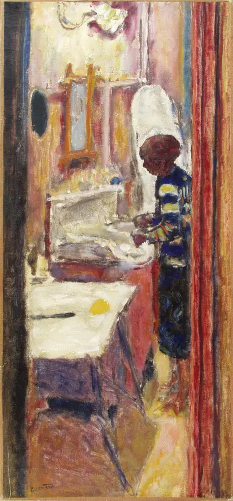 Donna in piedi in un interno - Pierre Bonnard