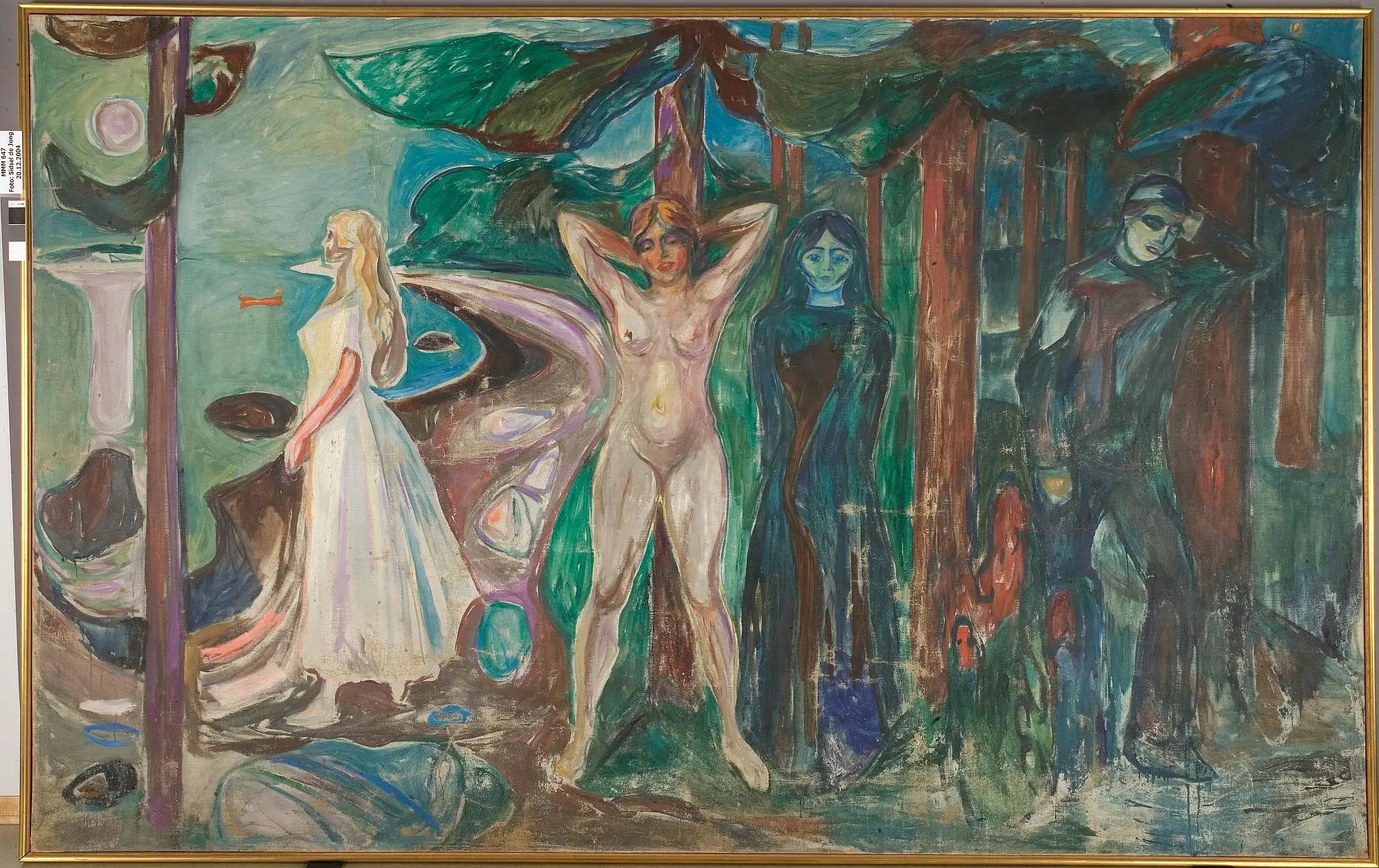 Reproduction du tableau « Femme - Edvard Munch » par Alpha Reproduction en peinture à l’huile
