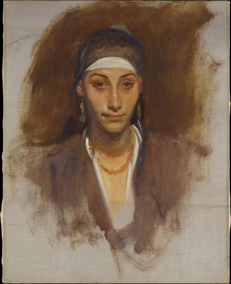 Donna egiziana con orecchini - John Singer Sargent