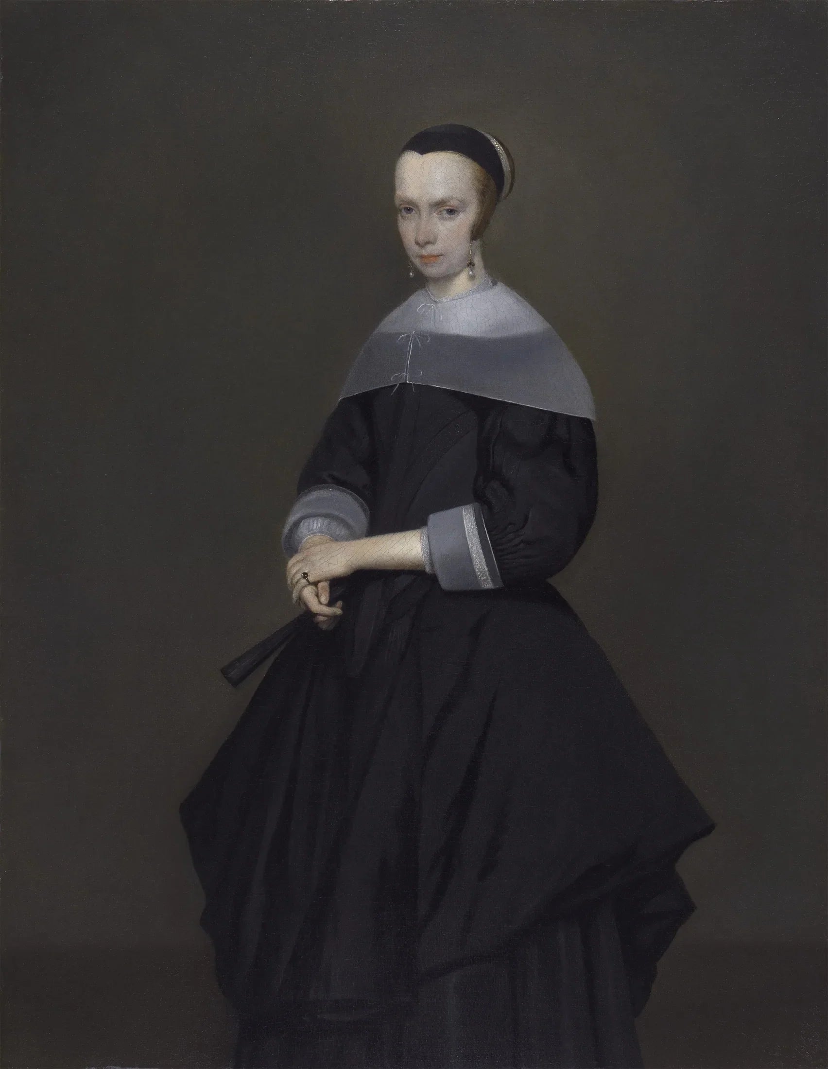 Femme élégante - Gerard ter Borch image 1 reproduction d’œuvre d’art à l’huile