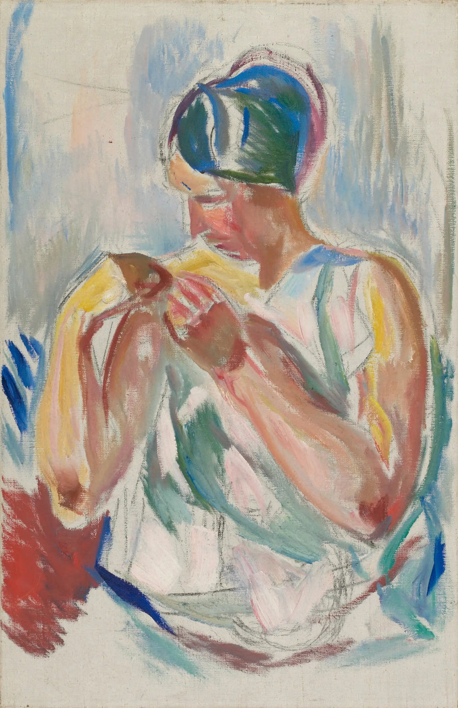 Donna in vestaglia - Edvard Munch