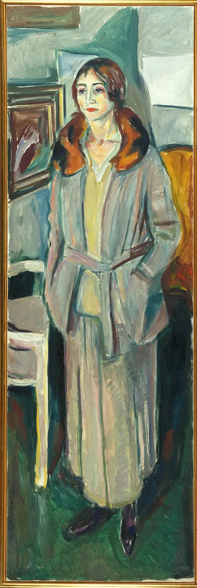 Donna in grigio - Edvard Munch
