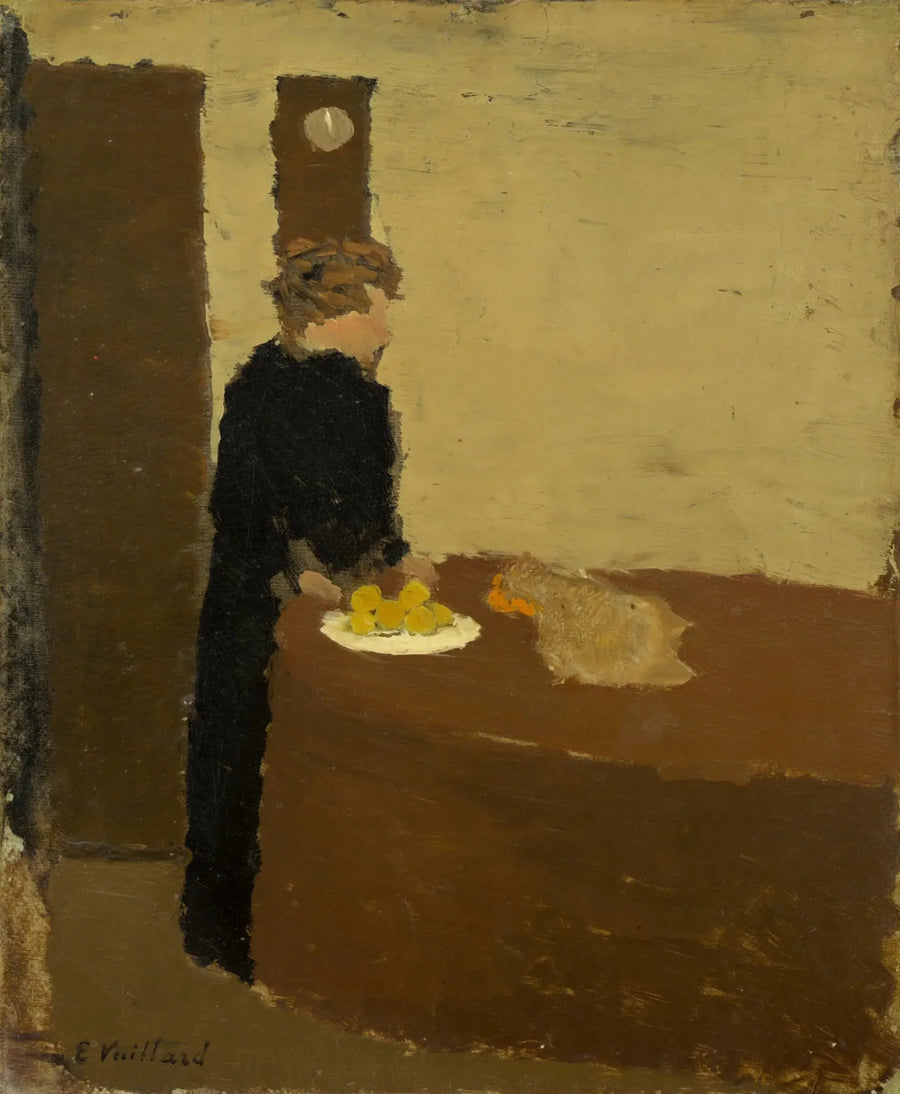 Donna in nero - Édouard Vuillard
