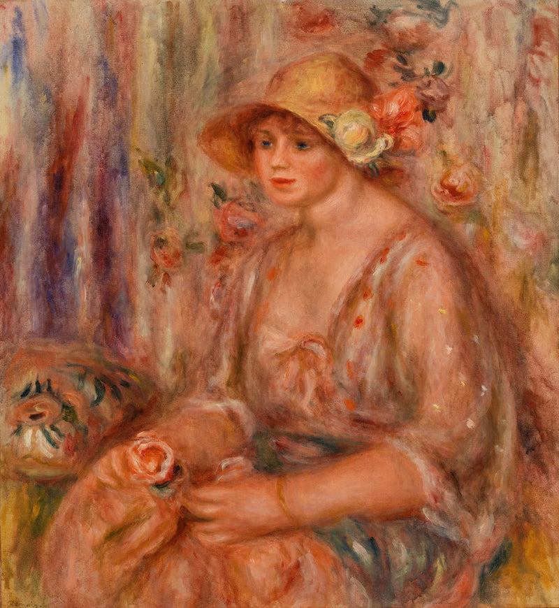 Donna in abito di mussola - Pierre-Auguste Renoir