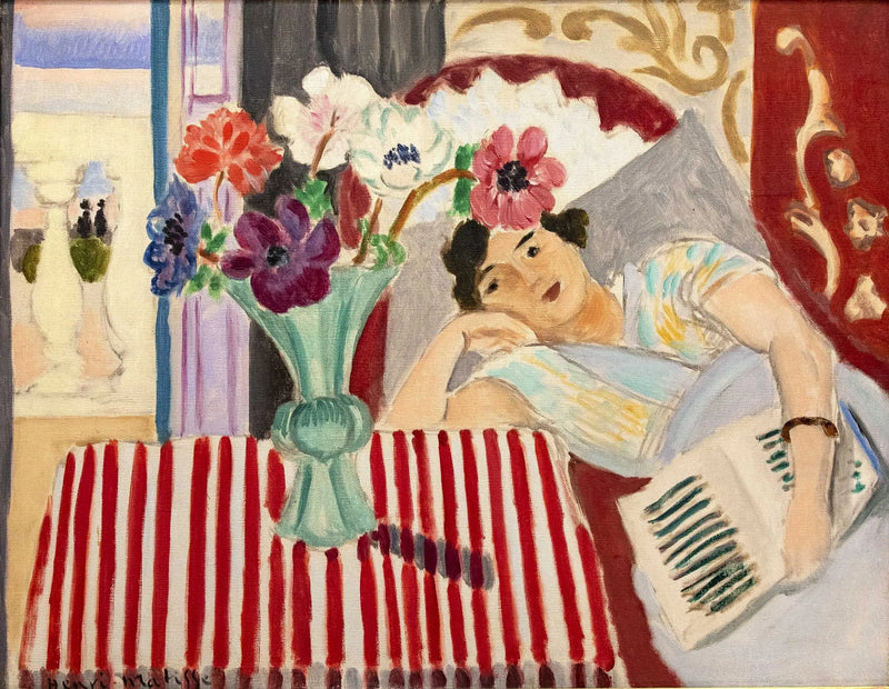 Donna e anemoni - Henri Matisse