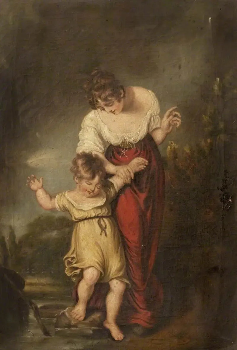 Donna e bambino in una Ford - Thomas Gainsborough