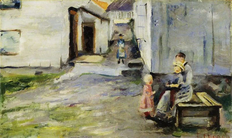 Donna e bambini ad Arendal - Edvard Munch