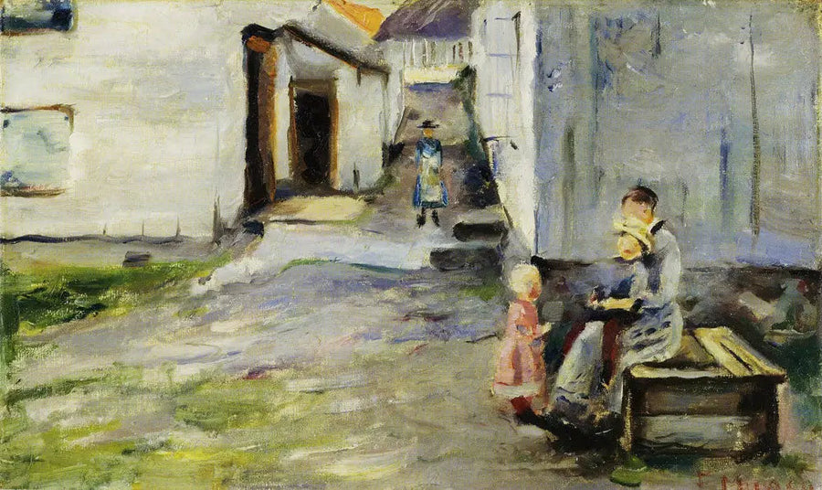 Donna e bambini ad Arendal - Edvard Munch