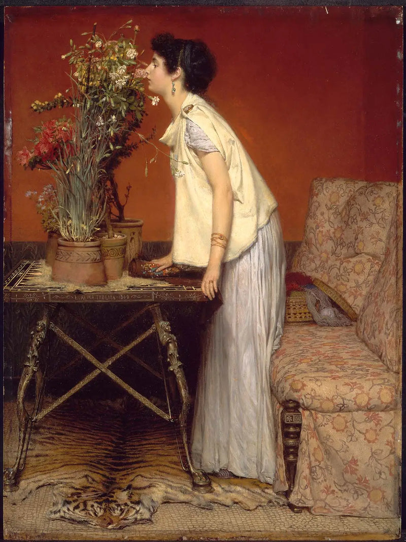 Donna e fiori - Lawrence Alma-Tadema
