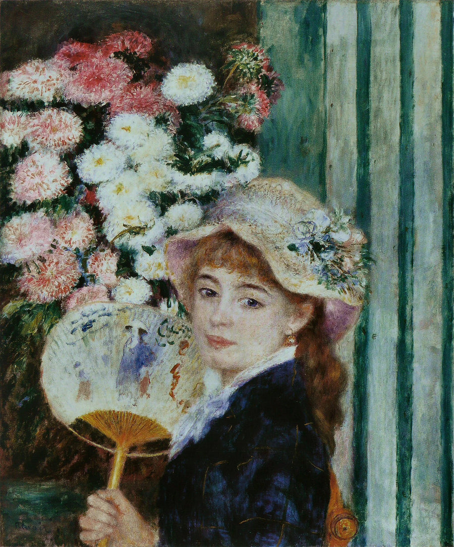 Donna con ventaglio - Pierre-Auguste Renoir