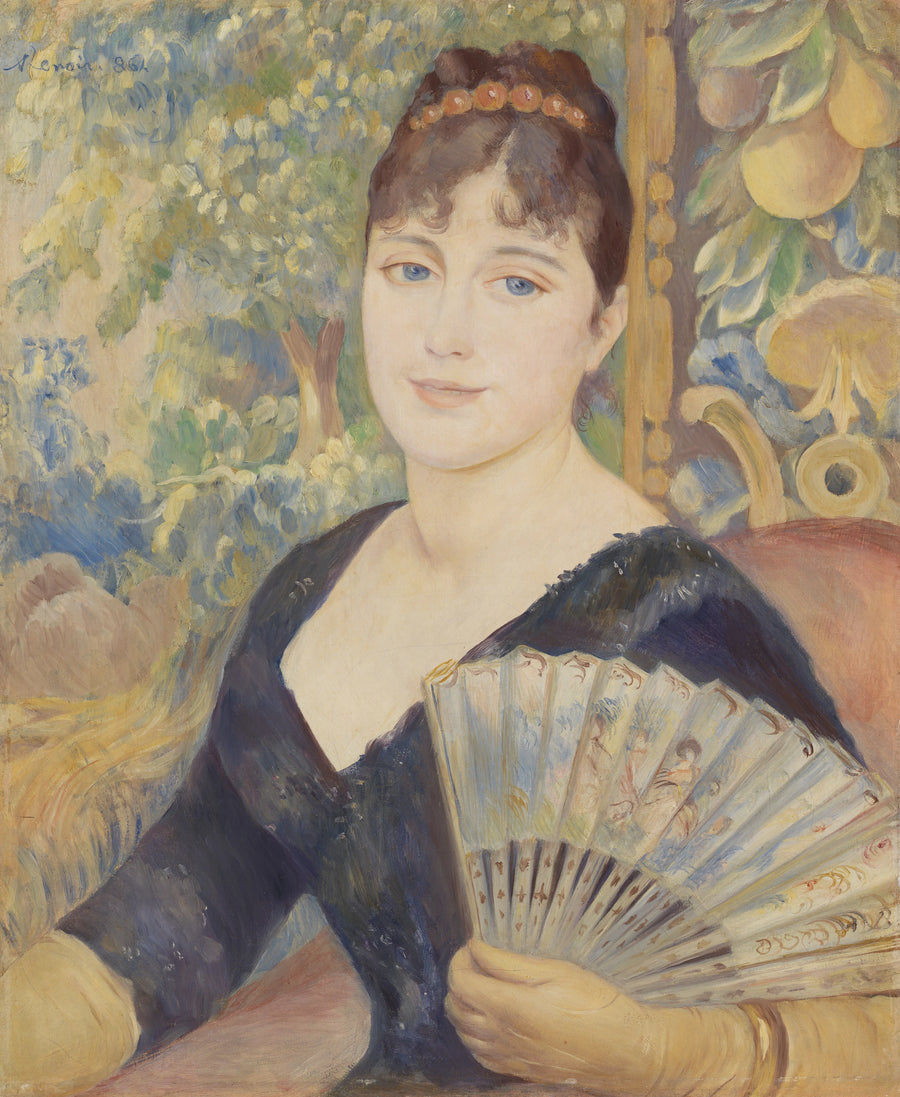 Donna con ventaglio - Pierre-Auguste Renoir