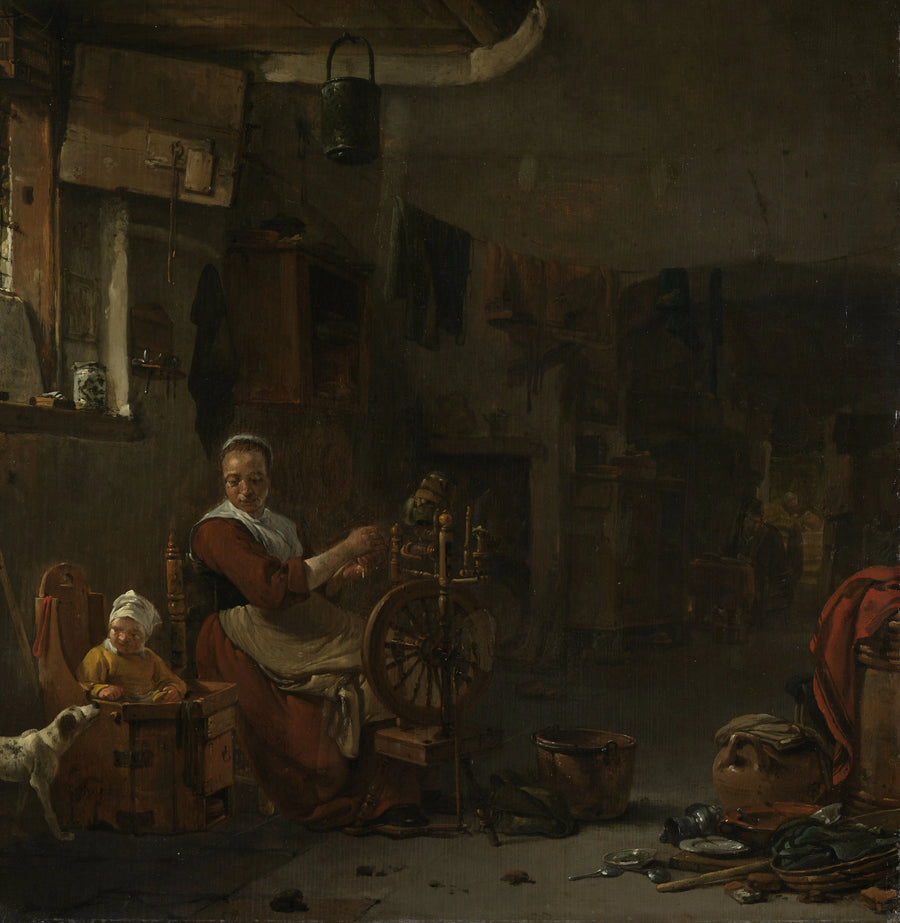 Femme de fermier qui tourne - Thomas Wyck