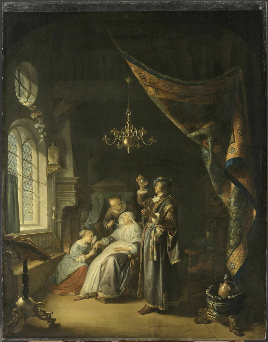 La Femme hydropique - Gerard Dou