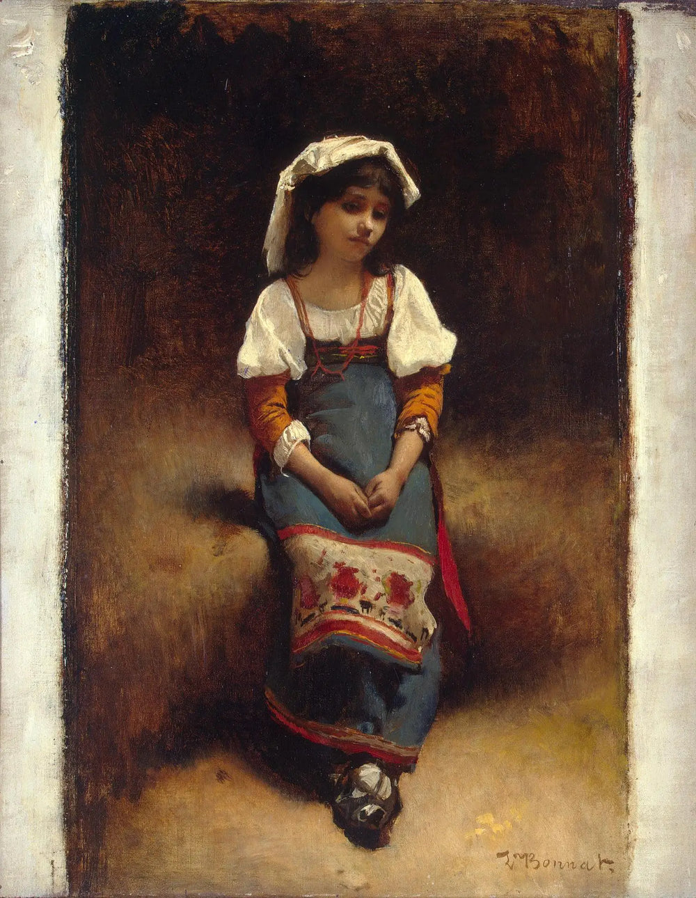 Femme italienne - Léon Bonnat - Alpha Reproduction