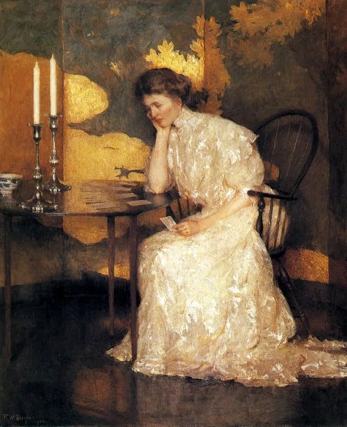 Donna che gioca al successo - Frank Weston Benson