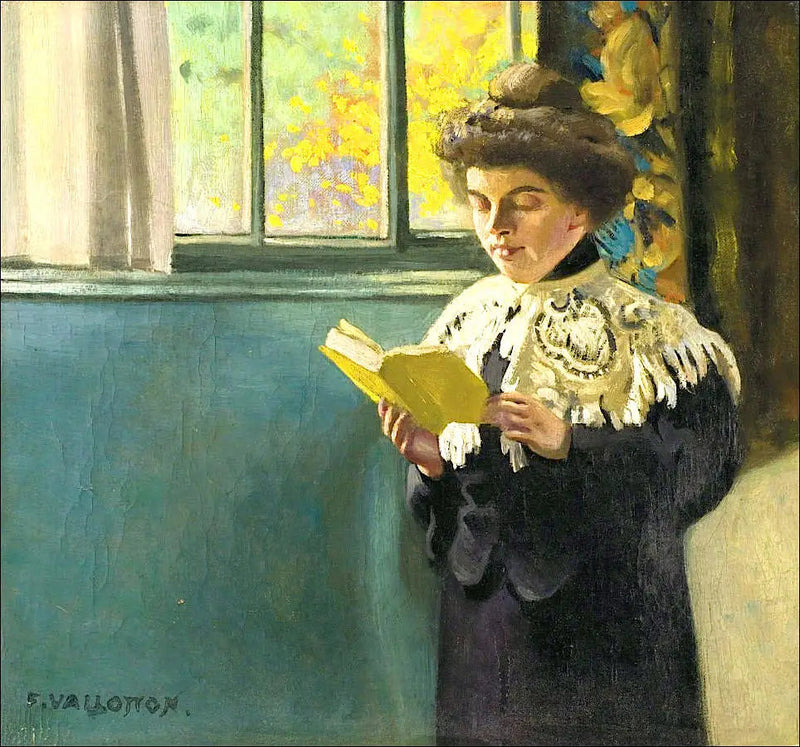 Donna che legge alla finestra - Félix Vallotton
