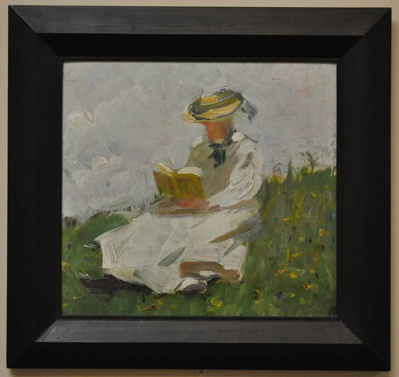 Donna che legge nel verde - Franz Marc