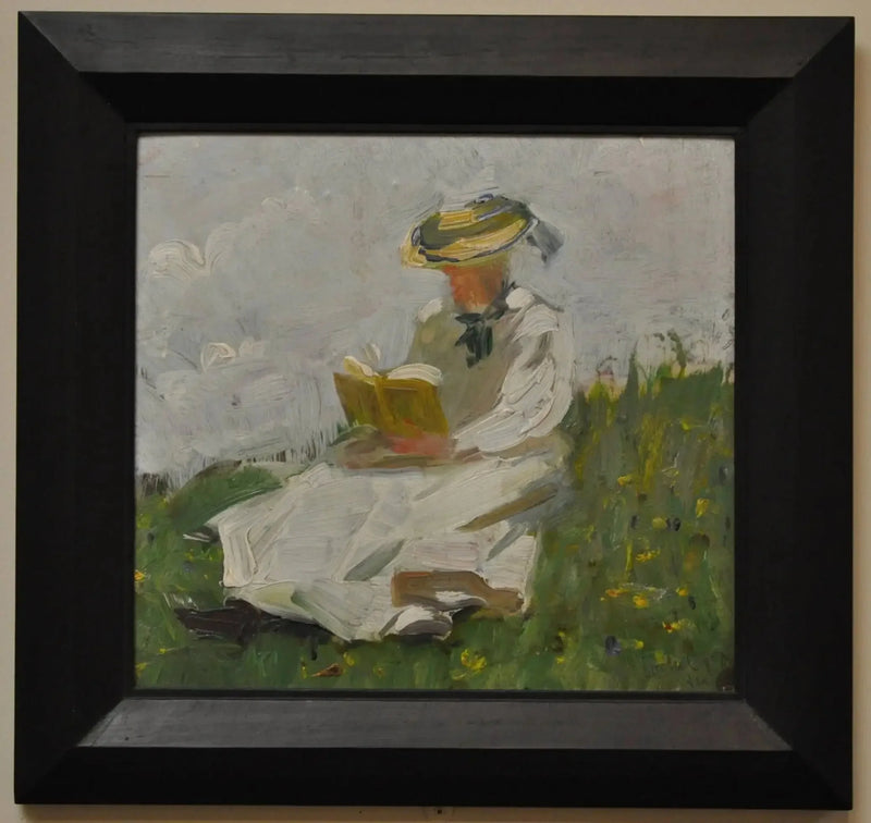 Donna che legge nel verde - Franz Marc