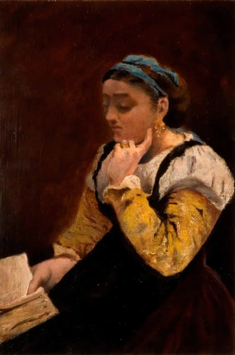 Donna che legge - Jean-Baptiste Camille Corot