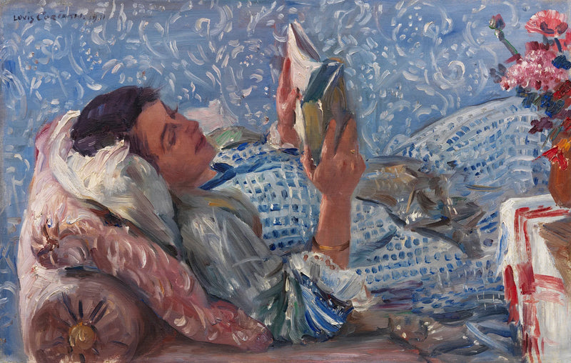 Donna che legge - Lovis Corinth