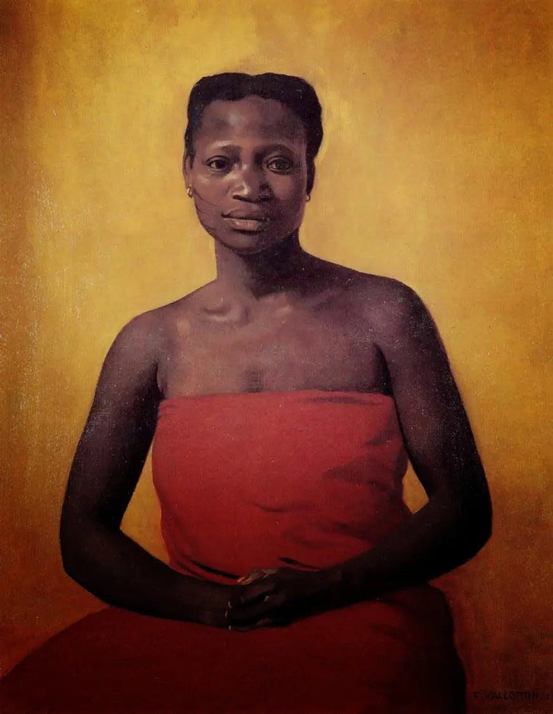 Donna nera seduta di fronte - Félix Vallotton
