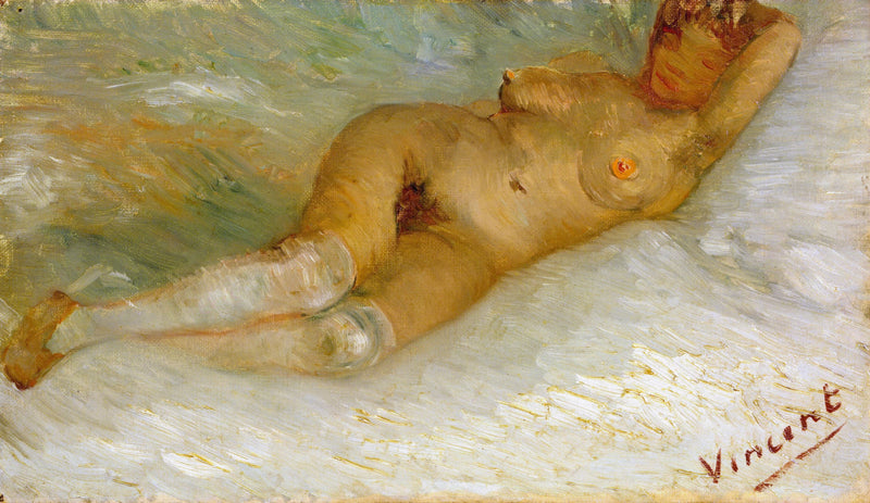 Donna nuda sdraiata, vista da dietro - Vincent van Gogh
