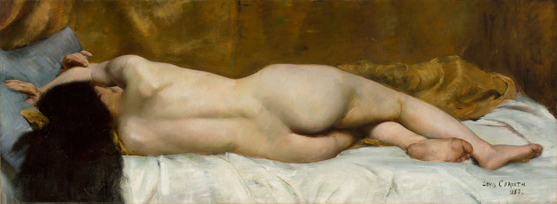 Donna nuda sdraiata - Lovis Corinth