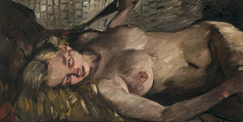 Donna nuda sdraiata - Lovis Corinth