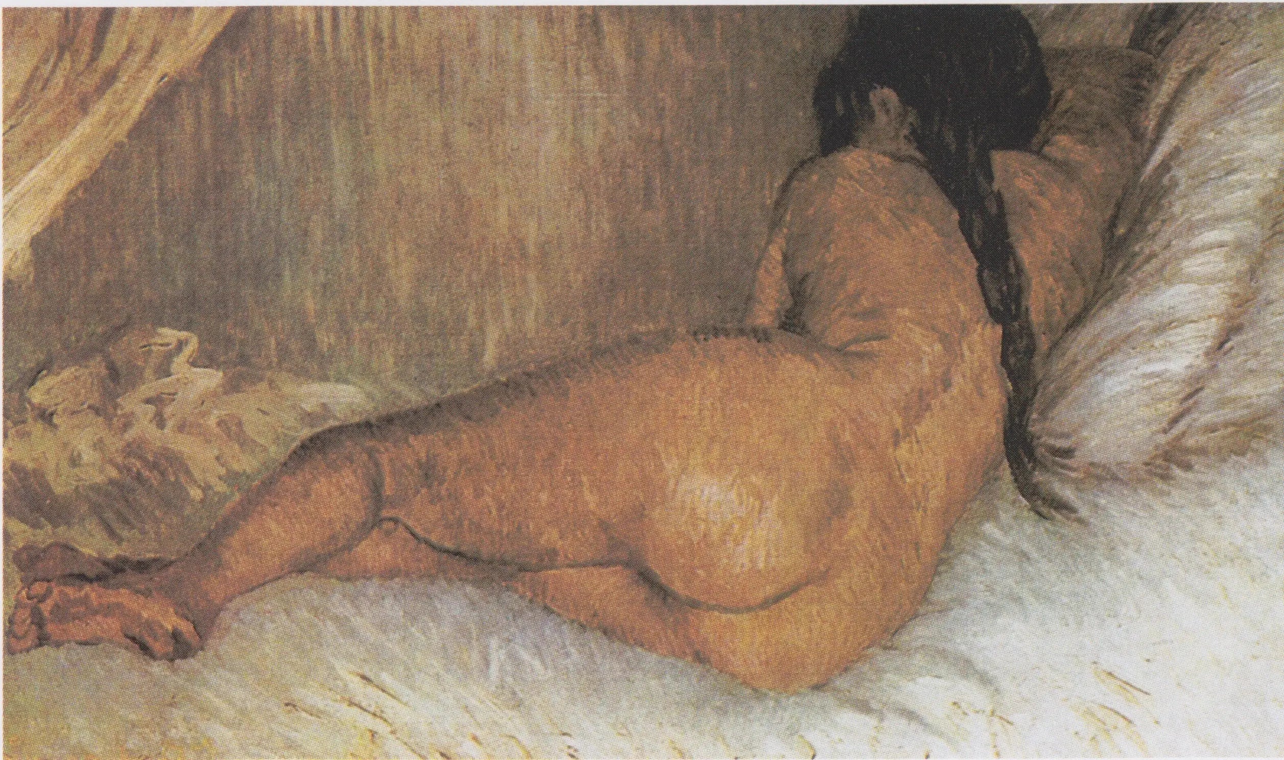 Femme nue allongée, vue de dos - Vincent van Gogh image 1 reproduction réalisée par Alpha Reproduction
