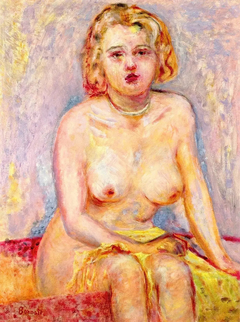 Donna nuda seduta - Pierre Bonnard